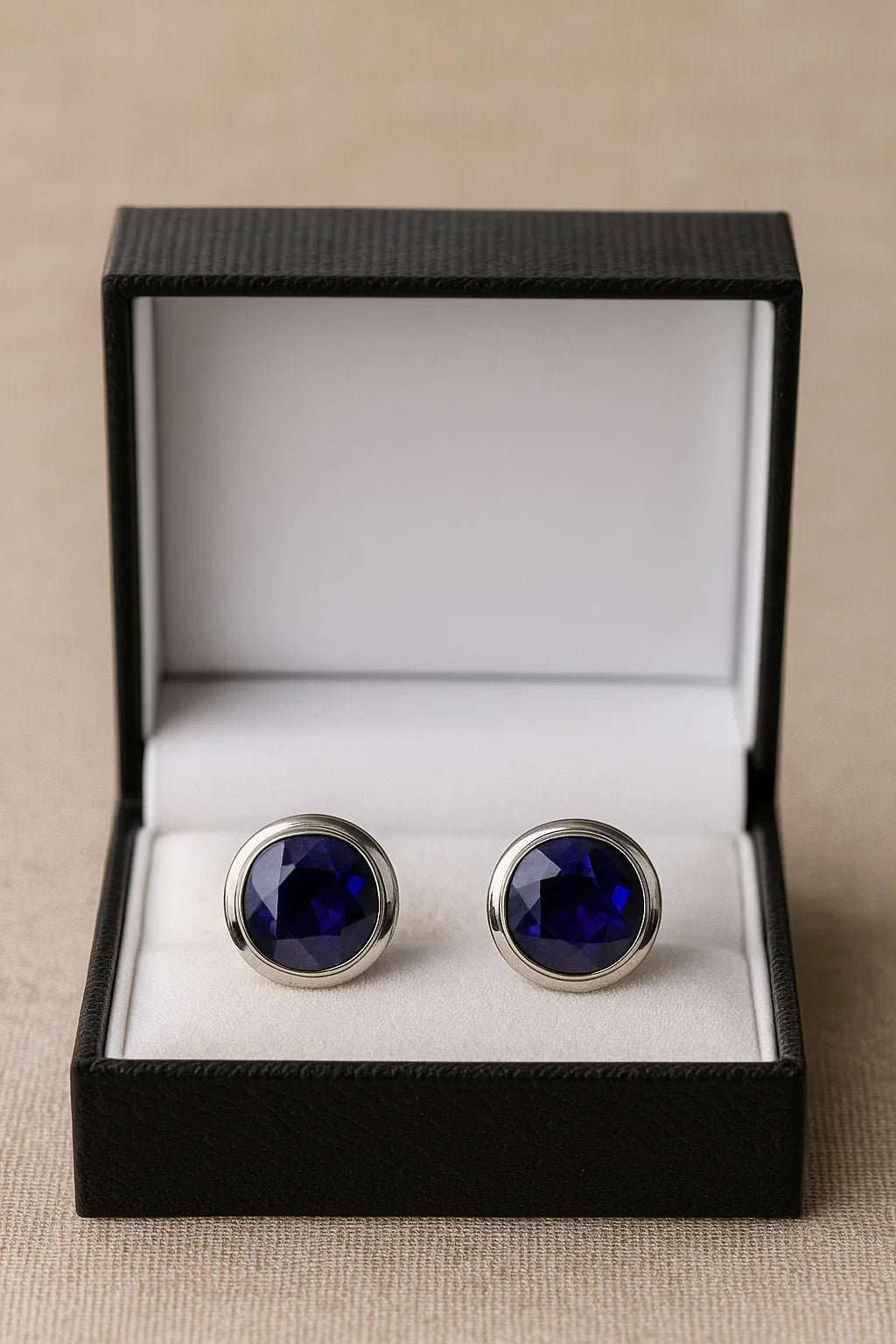 Purple Colour Cufflinks Formal Wear